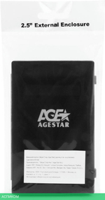 Бокс для накопителя AgeStar SUBCP1 Black