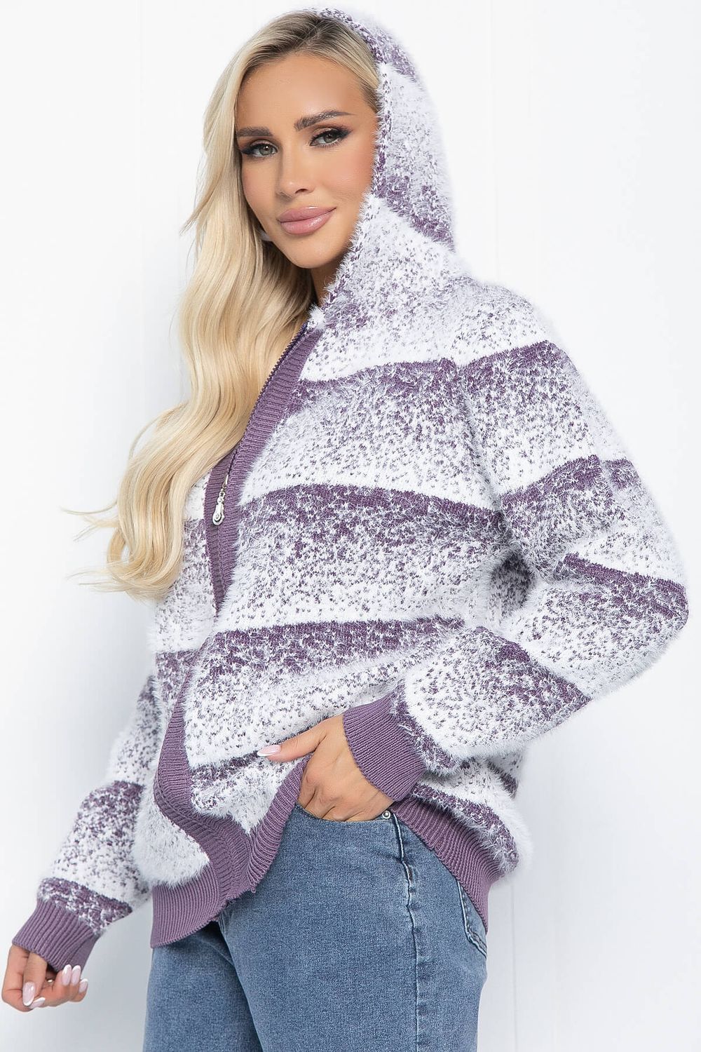 Кофта Сканди (сиреневая) Б11150 LT Collection