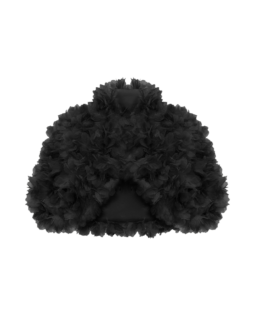 Болеро укороченное с отделкой из цветов