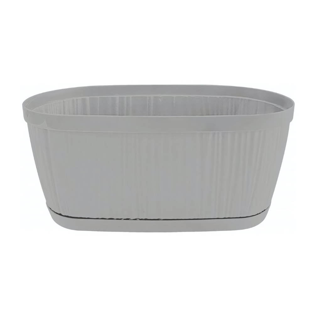 Горшок для цветов InGreen BARCELONA 2,7л, 275х145мм овальный утренний туман