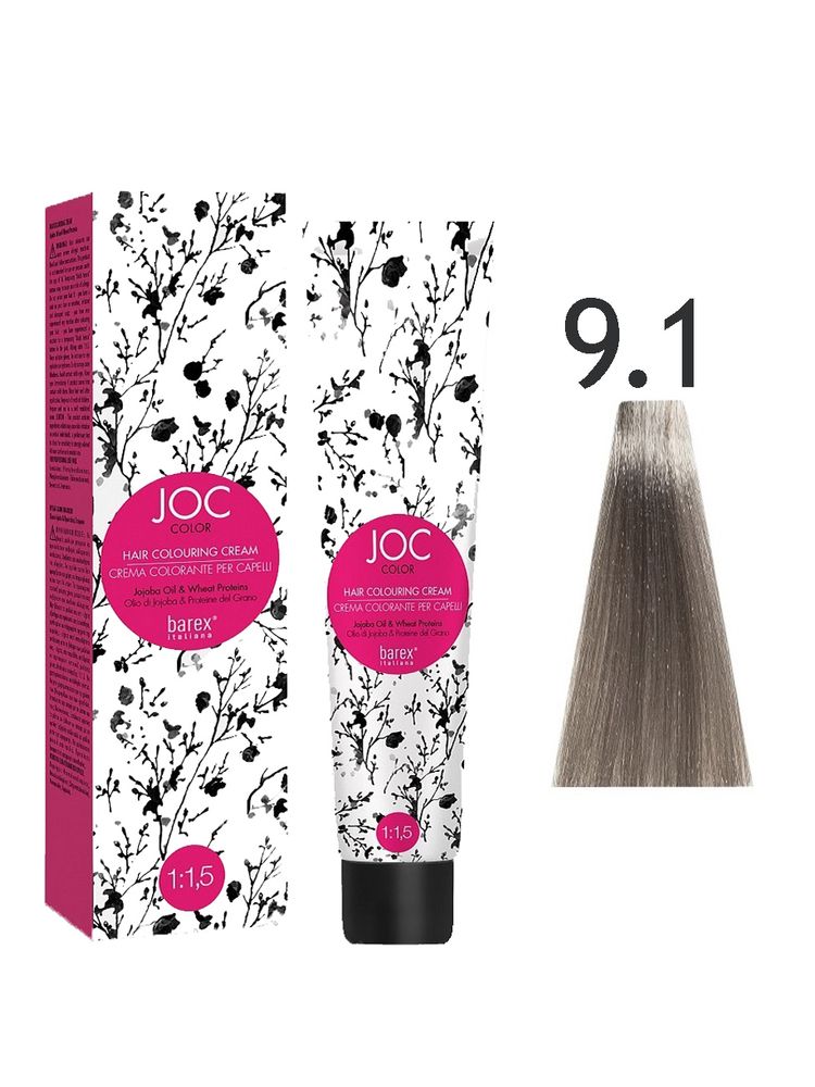 BAREX JOC COLOR Крем-краска для волос, 100 мл  9.0 - Очень светлый блондин натуральный