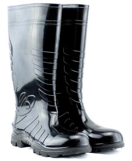 Сапоги ПВХ с МП цв.черный "Дарина" Д23-КЩС S