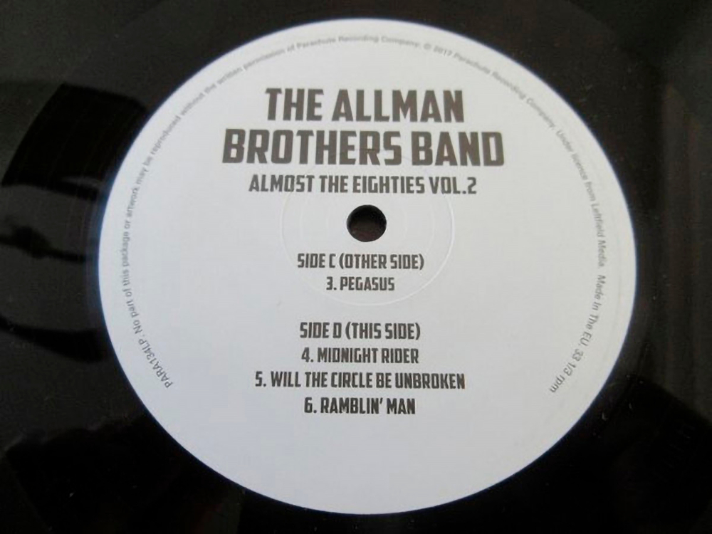 The Allman Brothers Band / Almost The Eighties Vol. 2 (2LP)