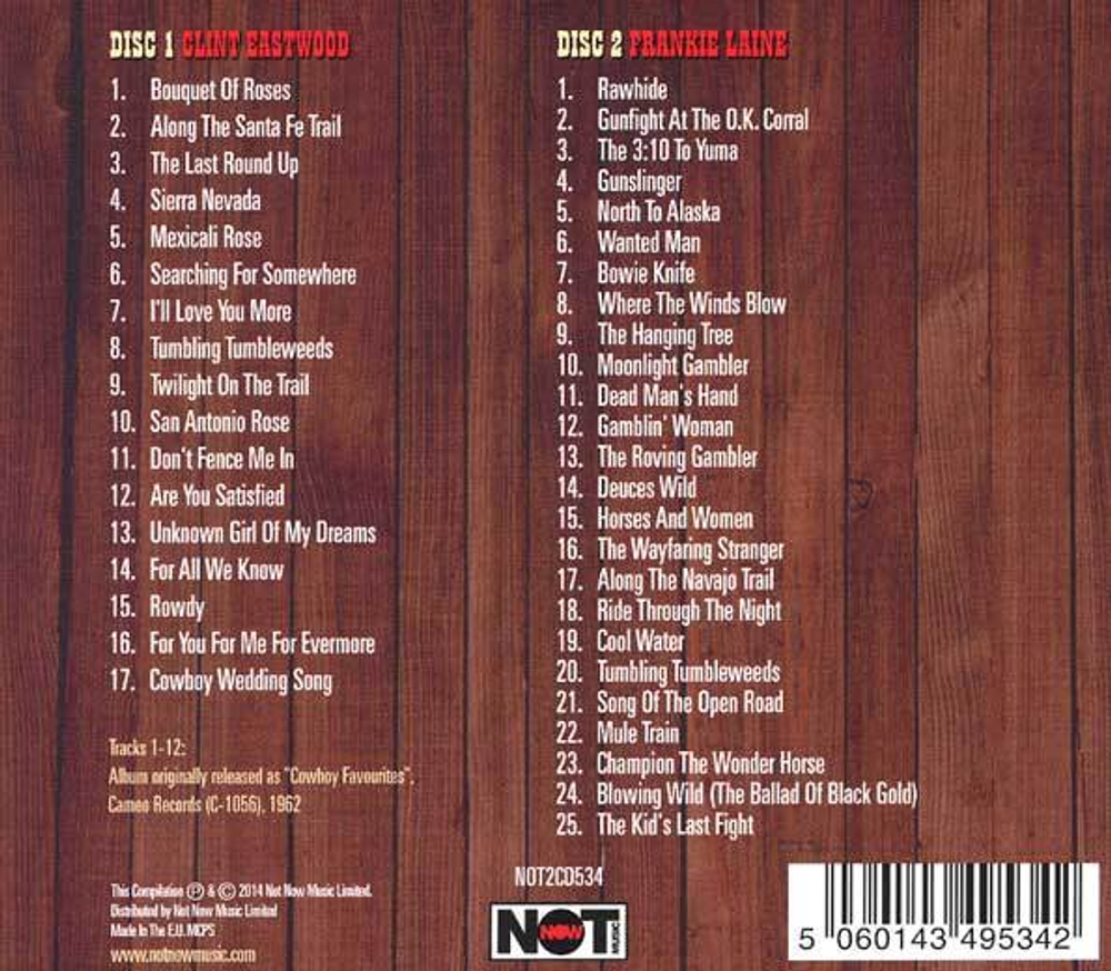 Clint Eastwood & Frankie Laine / The Singing Cowboys (2CD)