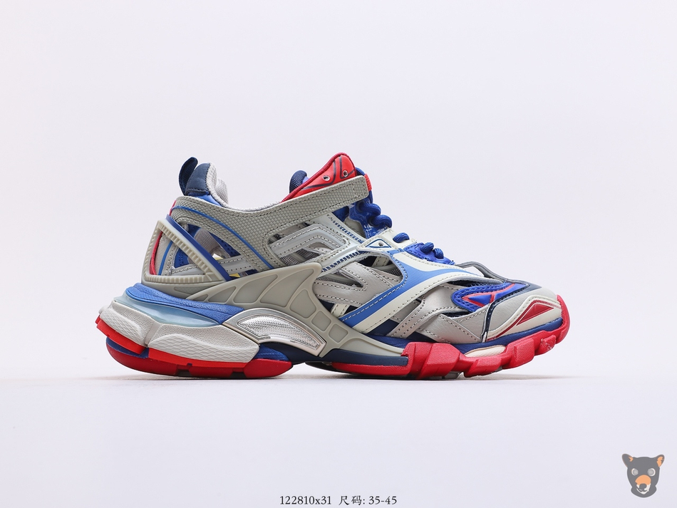 Кроссовки Track.2 Grey/Blue/Red