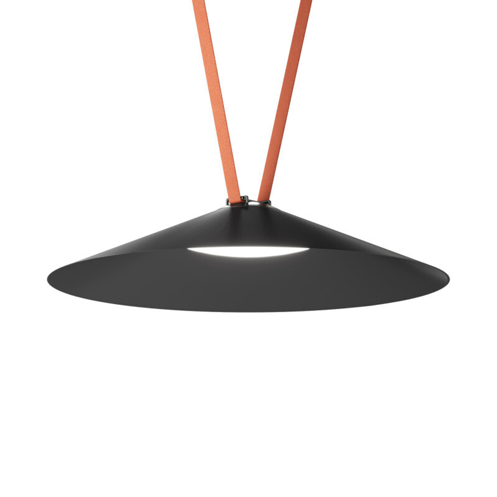 DK5668-BK Cветильник для трека-ремня Belty Smart, серия Flow, со светодиодом, D600*H122мм, 48V DC, 24W, RA90, 120°, 2700-6500K, IP20, черный, алюминий