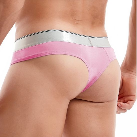 Мужские трусы стринги розовые JOCKMAIL JM1029-22