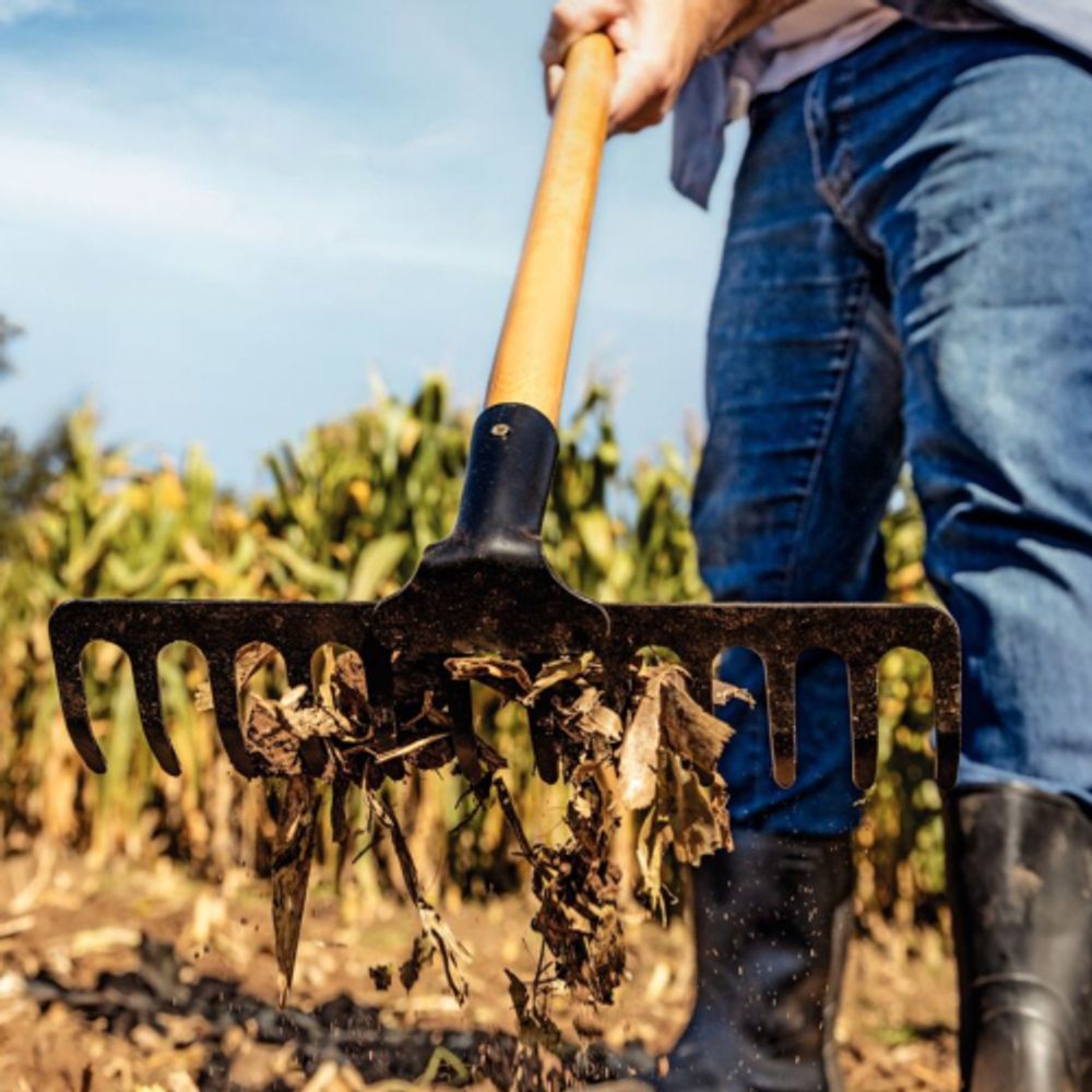 Грабли Tramontina 77101624 садовые рукоятка 120 см эвкалипт
