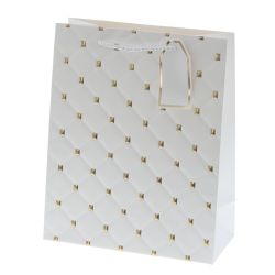 GAEM Пакет подарочный M (бумага 210г/м2, блок 12шт), L26 W12 H32 см, 8в.