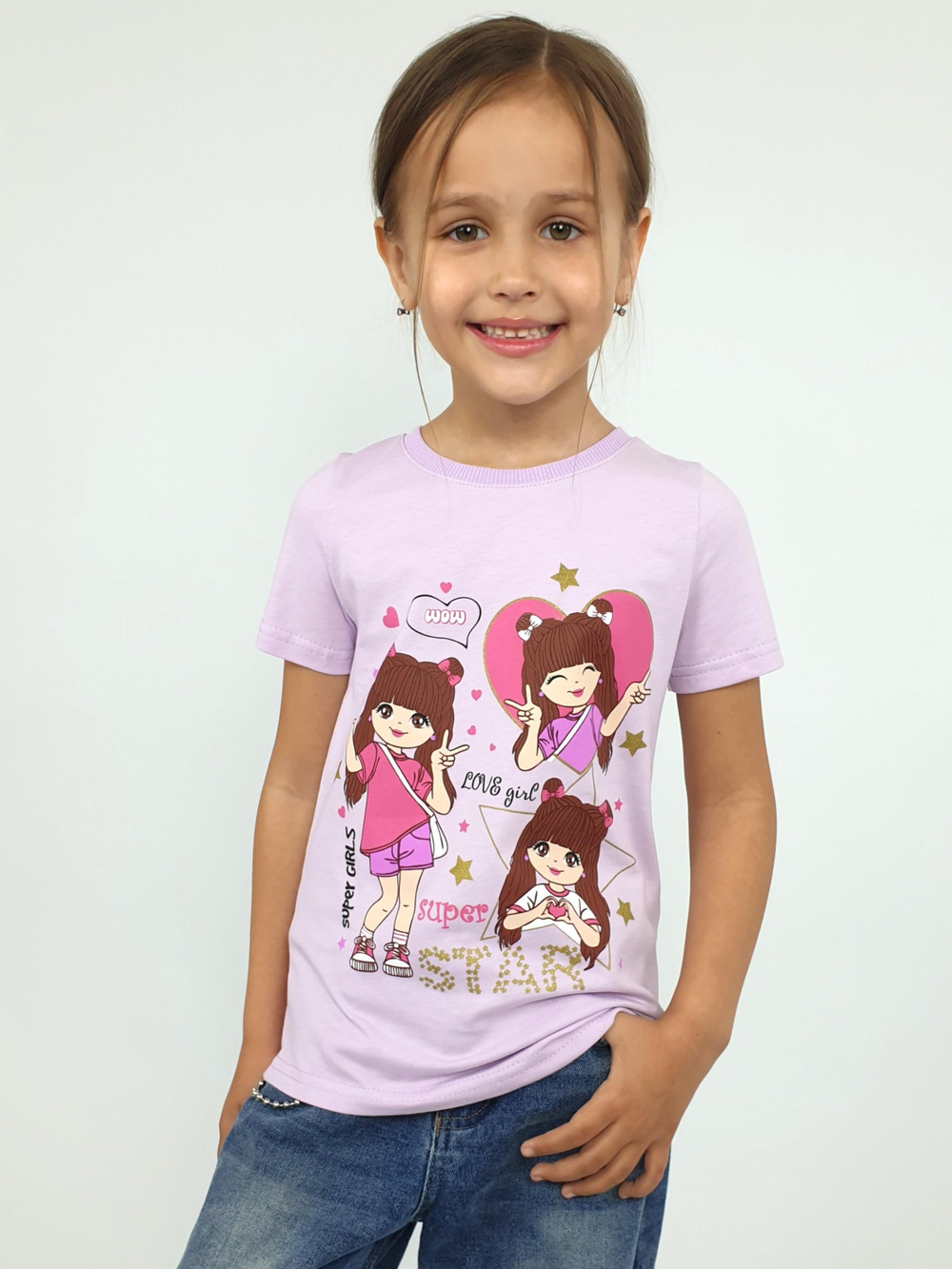 6-91-4 Футболка для девочки