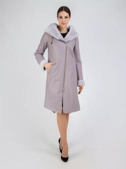 Дубленка зима натуральная удлиненная с капюшоном