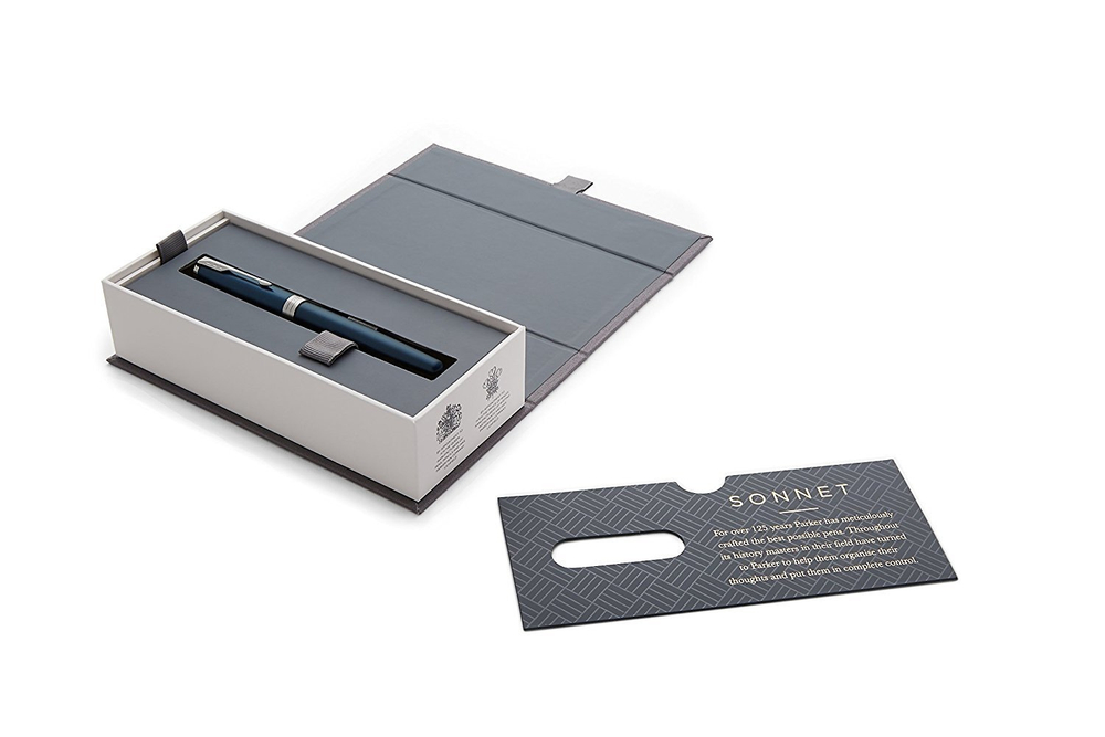 Ручка-роллер Parker Sonnet Subtle Blue Lacquer CT