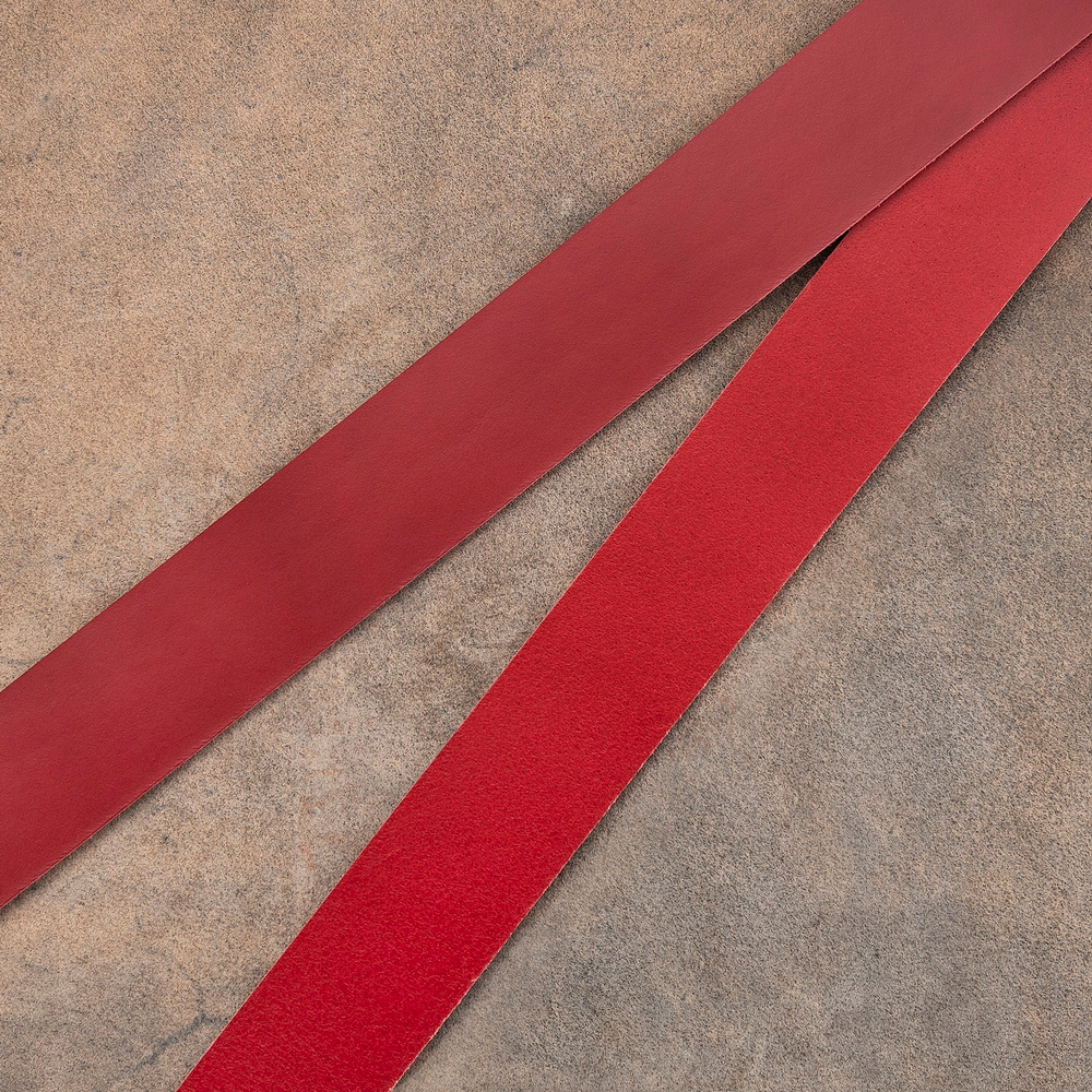Ременная заготовка Prima Red (3,0+ мм), цв. Красный