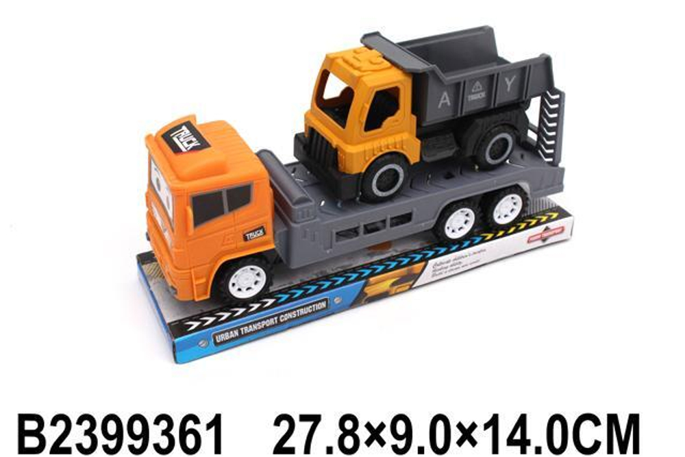 Автовоз ин. 27 см+спецтехника, ПК XT714-38