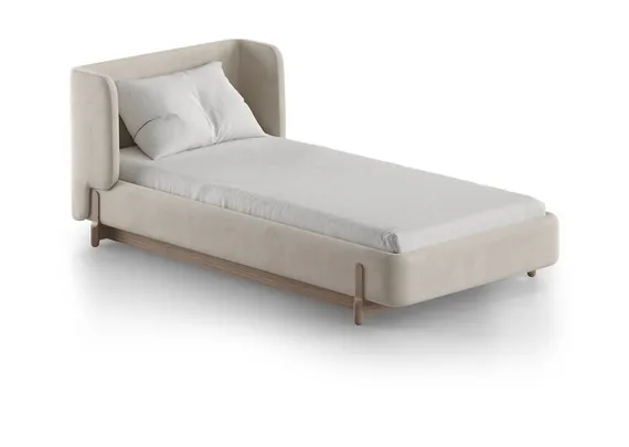 Кровать Basic спальное место 90*200 см (молочный, антивандальная)