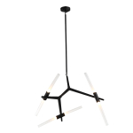 Ceiling design lamp  AGNES by Roll & Hill (6 lampshades,  Black)