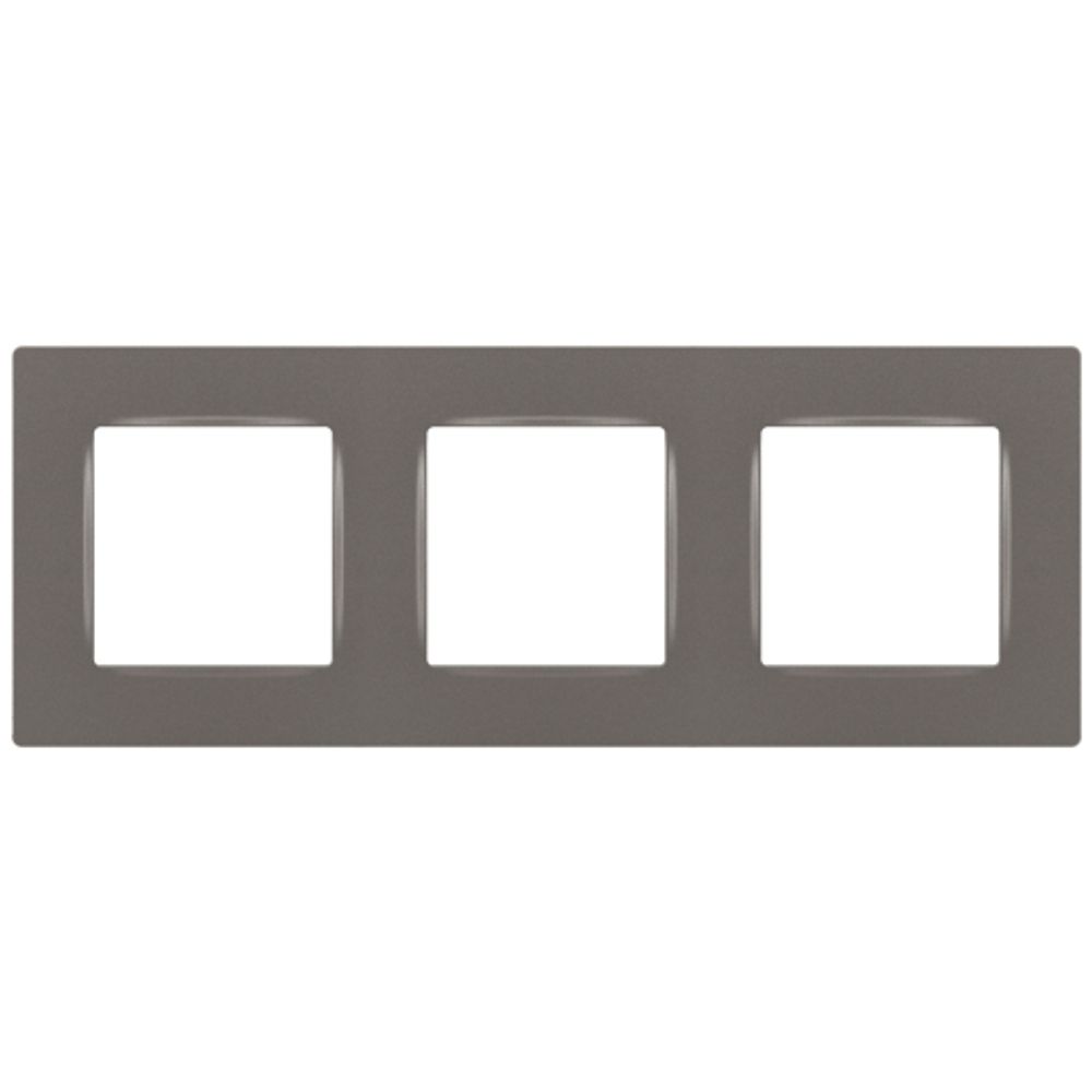 Рамка для розеток и выключателей ЭРА Серия 12 12-5203-16 на 3 поста, Классик, титан