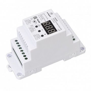 TRIAC диммер 032994 белый SMART-D19-DIM-PUSH-DIN (230V, 2A, TRIAC, 2.4G) Arlight