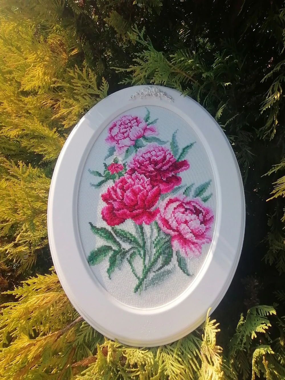 Набор для вышивания крестом Искусница "Пионы"