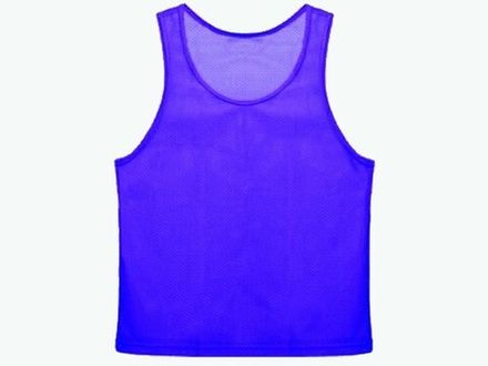 Манишка сетчатая р.М, синяя #12993