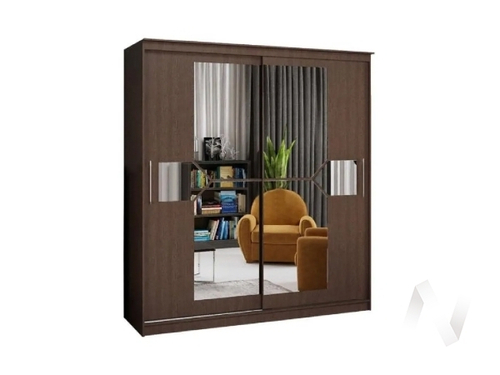 Шкаф-купе 2;0 м Элегант (венге)
