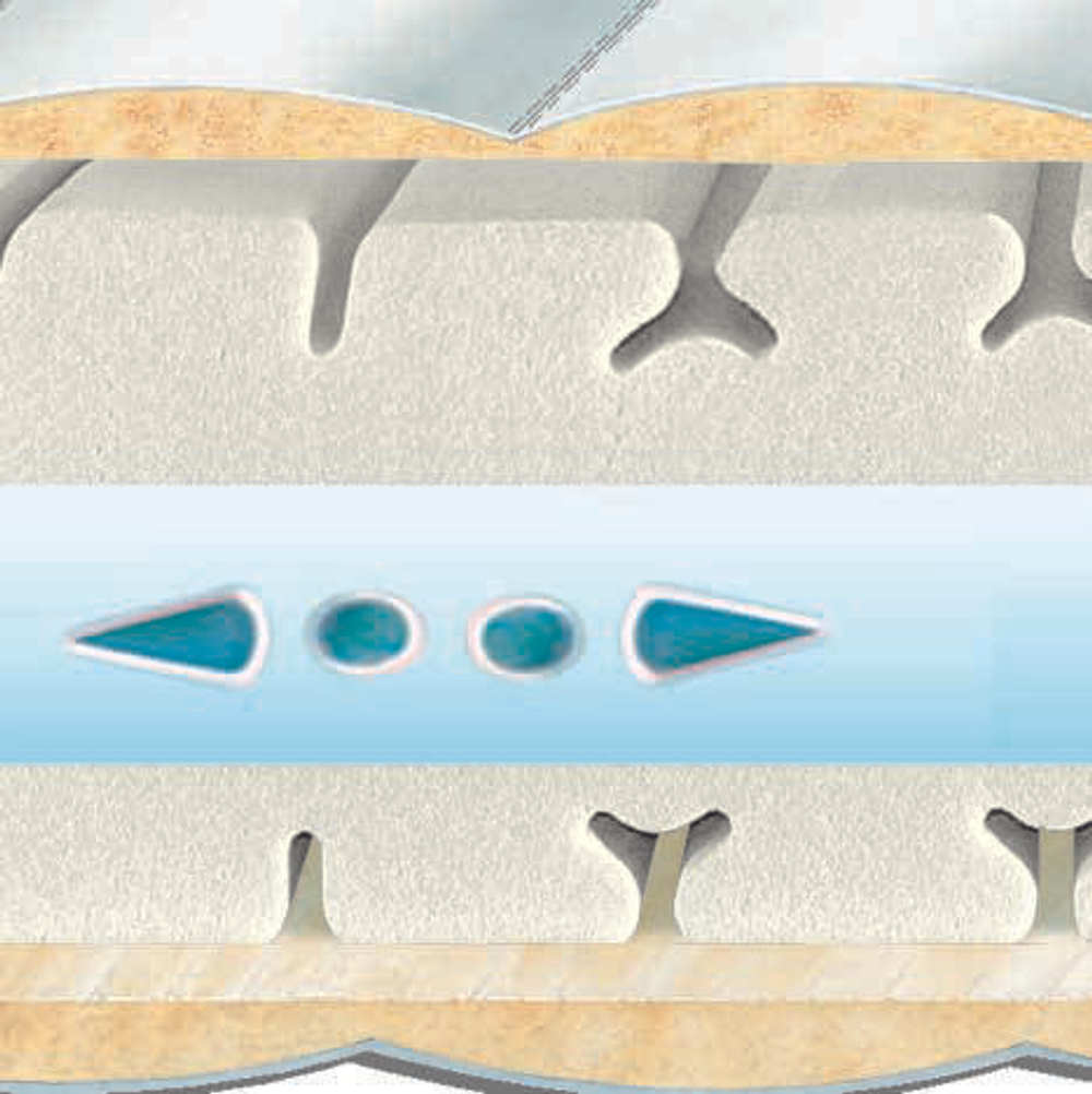 Матрас ортопедический Hukla Vision Plus 180x200 до 100 кг