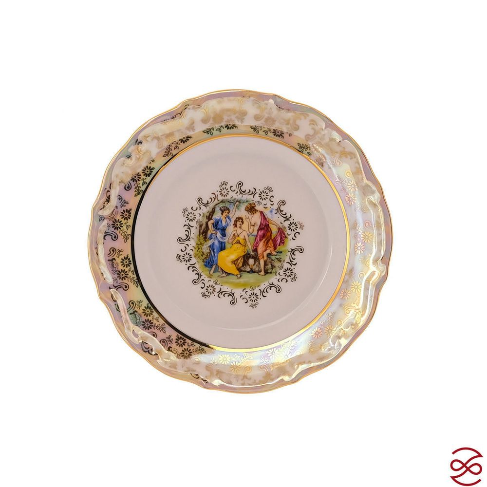 Набор тарелок Repast Мадонна перламутр Мария-тереза 19 см (6 шт)