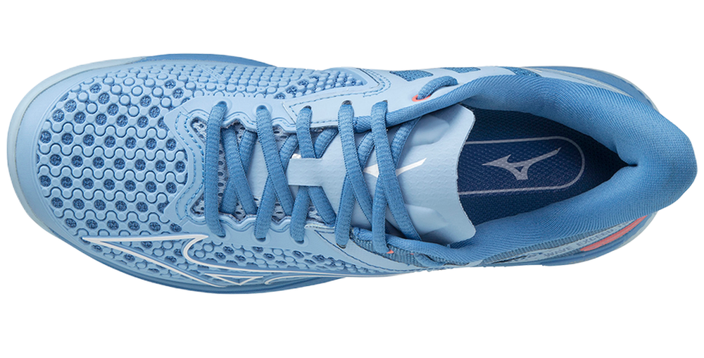 Женские Кроссовки теннисные Mizuno Wave Exceed Tour 5 CC - dutch cana/white/tea rose