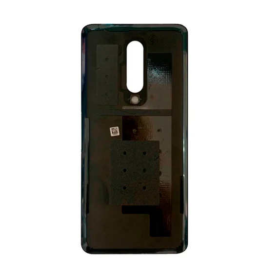 Задняя крышка для OnePlus 7T Pro черно-оранжевая (McLaren Edition) без стекла камеры