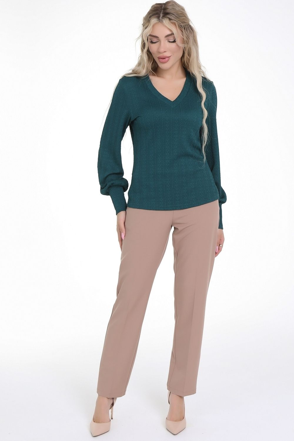 Блуза Милано (изумруд) Diolche (Акция)