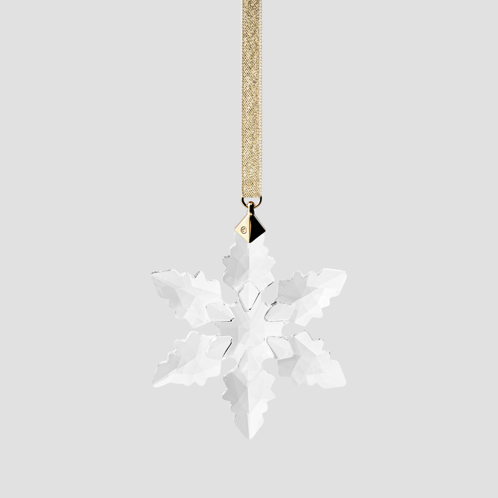 Набор из 3 елочных игрушек-снежинок Farforite «Главная елка страны 2» в подарочной коробке