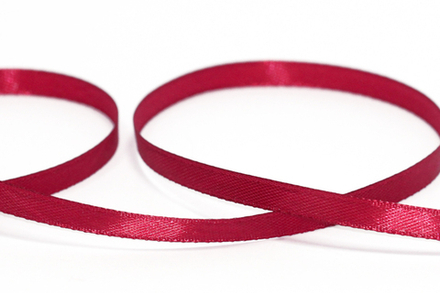 Лента атласная, 6 мм, №076 св.вишнев.