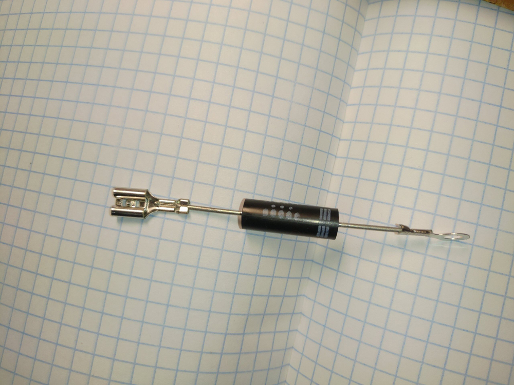 Диод высоковольтный для СВЧ 12кв клемма - круг