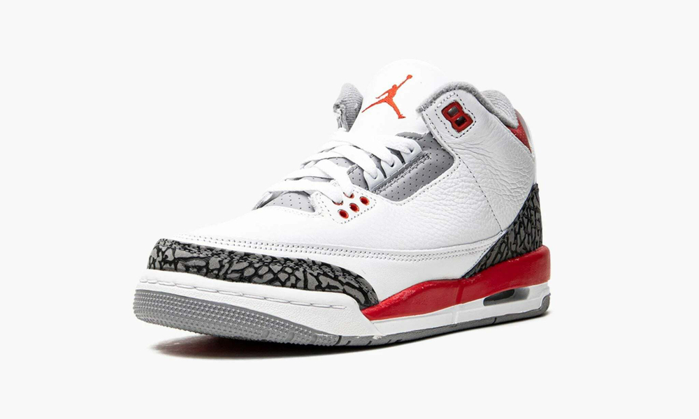 Air Jordan 3 Retro GS "Fire Red 2022"
