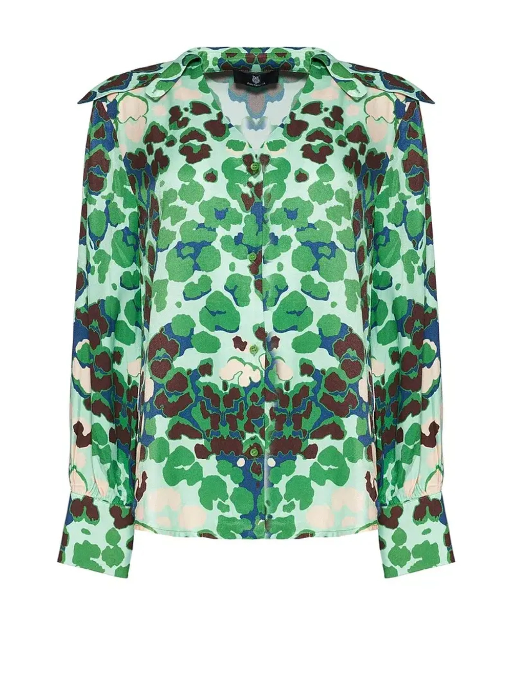 Блузка с воротом чекер