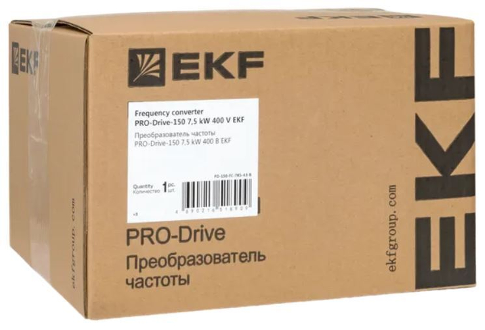 Преобразователь частоты  EKF PD-150-FC-7K5-43-B