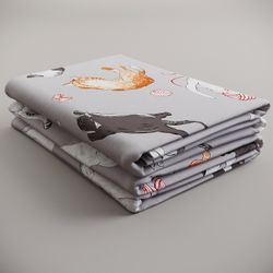 Простынь перкаль Сказка "Kitties" 200x215 см