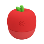 Красный клиторальный стимулятор в форме яблочка Apple Secret (Цвет: красный)