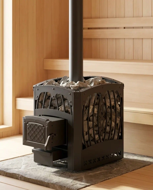 Печь для бани Былина-сетка 18 Ч (1.3)