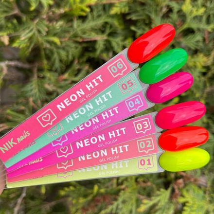 Гель-лак ТМ NIK nails Neon Hit № 01 10g.