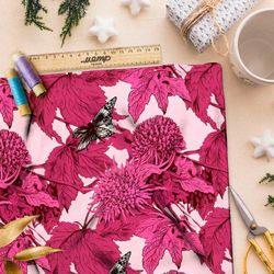 Ткань премиум флис романтический пейзаж