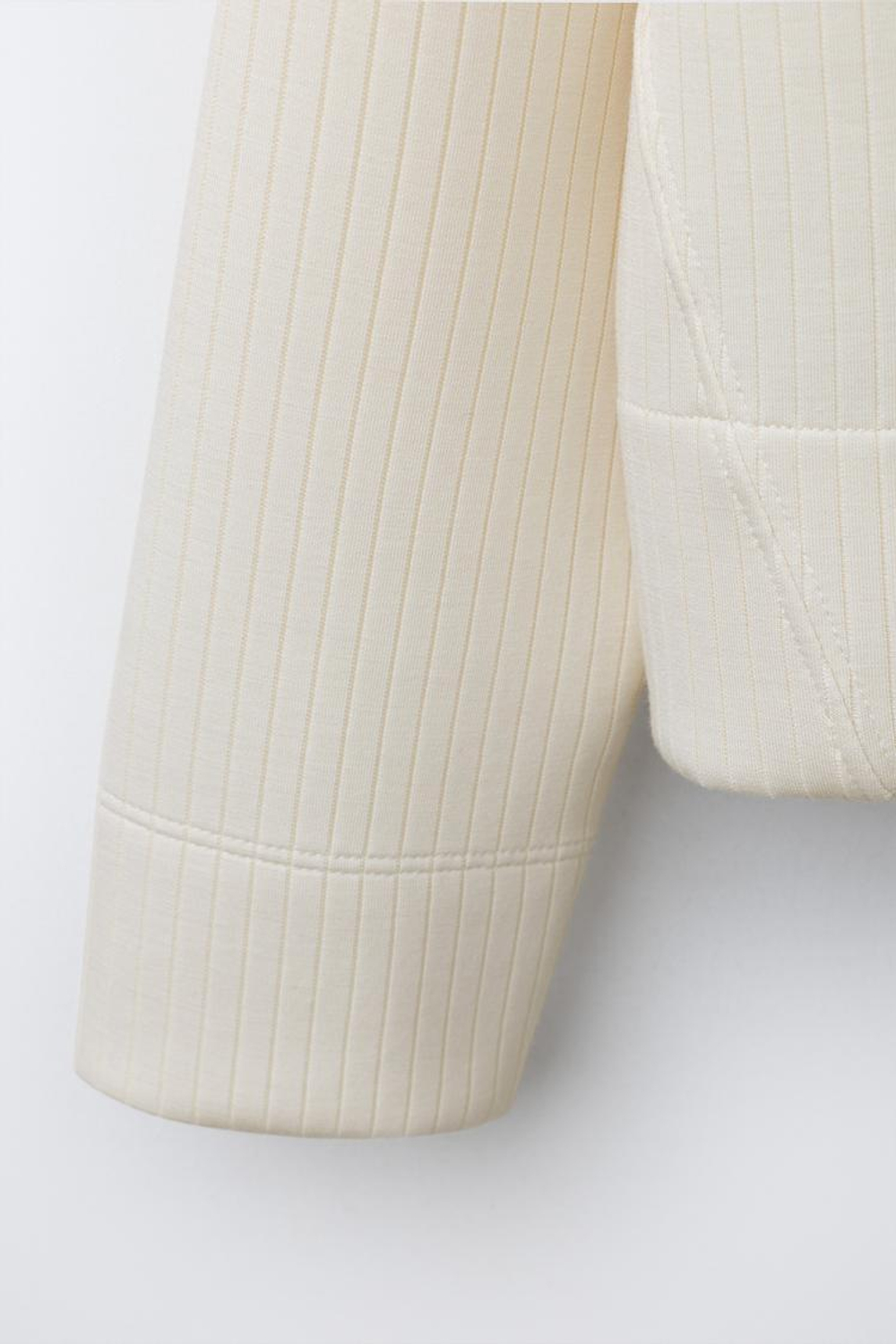 ZARA ТОЛСТОВКА С НАДПИСЬЮ, ЭКРЮ