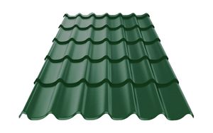 Металлочерепица Супермонтеррей матовый полиэстер 0.4мм.