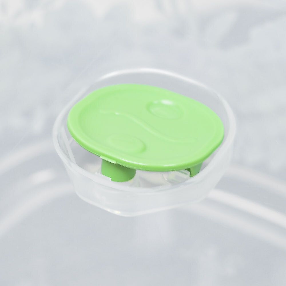 Емкость для СВЧ 2,5л "Bergamo" с клапаном, с декором (бесцветный)