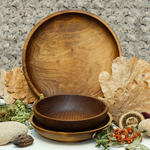 Набор деревянных тарелок Art of Siberia из сибирской пихты 3 шт. TN36