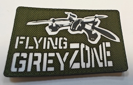 Шеврон Flying Grey Zone (Олива) (G)
