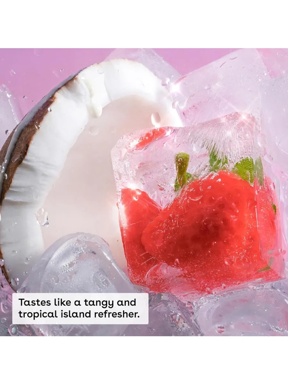 Бальзам для губ 5 кокосовое молоко, клубника асаи и маракуйя