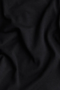 H&M Топ с V-образным вырезом в рубчик, черный