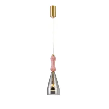 Подвес 9W 4000K 4466-1P золото/розовый Dolci Favourite