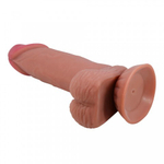 Реалистичный фаллоимитатор Sliding Skin (19,4 см)